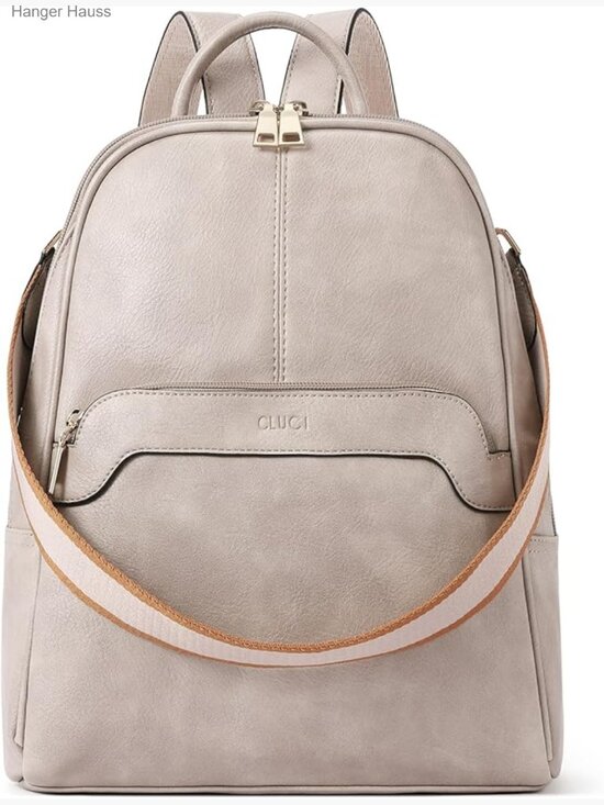 PU Leather Convertible Travel Backpack Purse Shoulder Bag main image 5